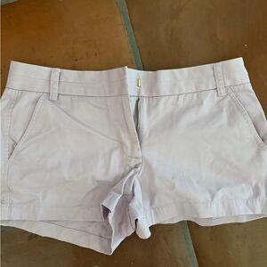 J. Crew Light Lavender Chino Shorts